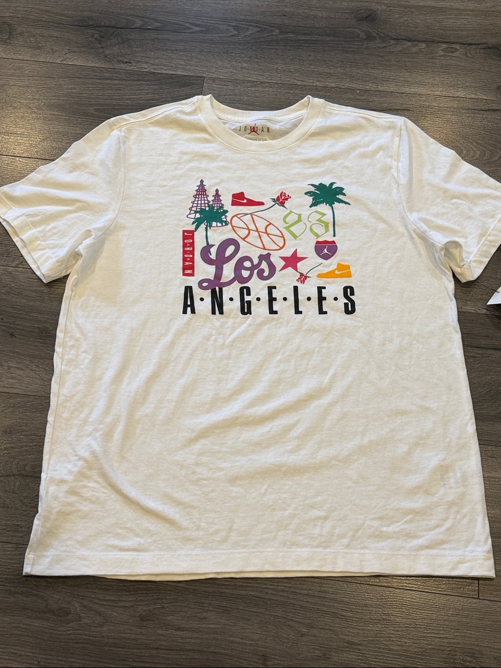 Jordan White Los Angeles Graphic Short-Sleeve Tee